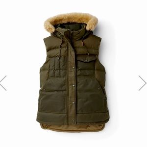 FILSON WOMEN'S DOWN CRUISER VEST XS - BURNT OLIVE